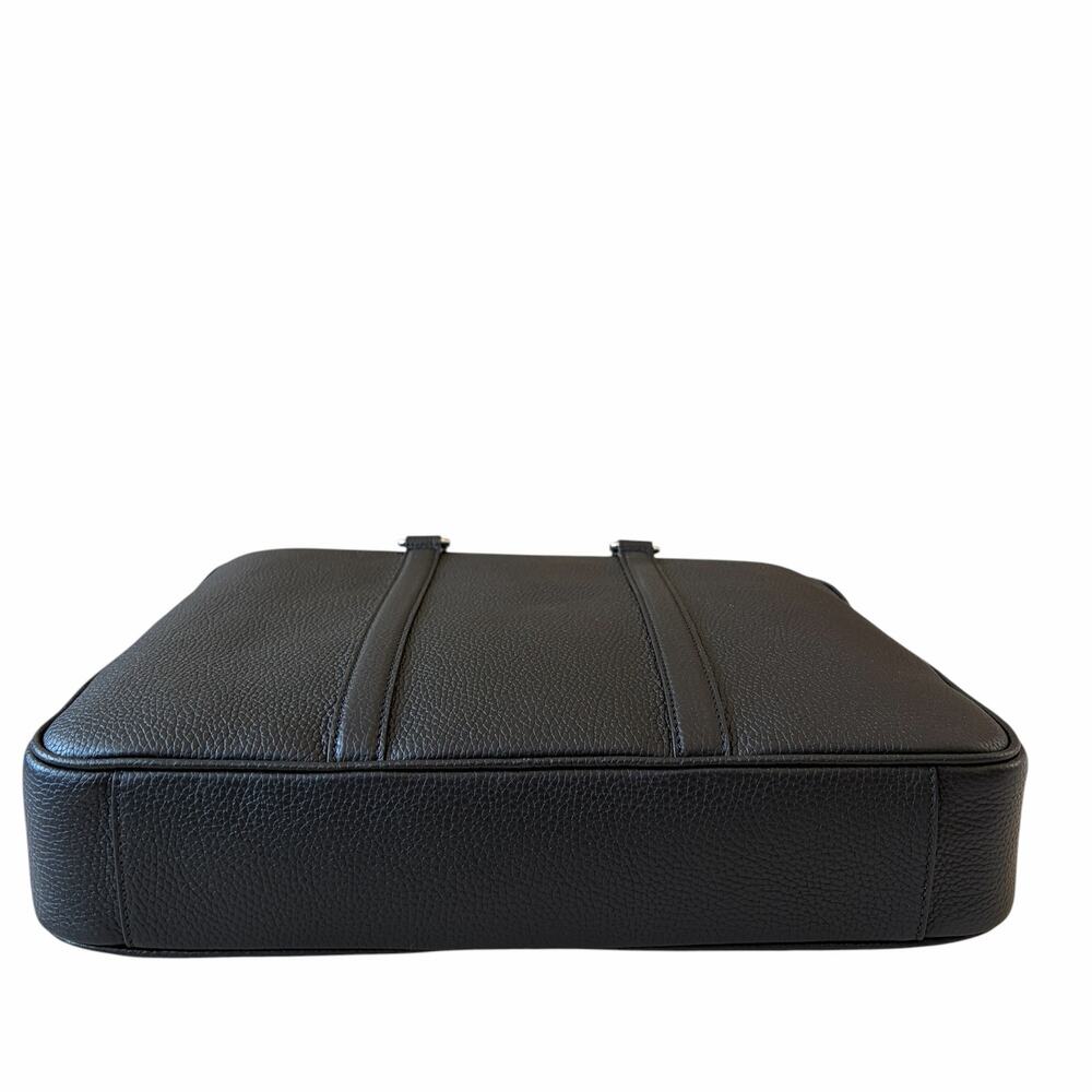 Gucci Medium Briefcase with Web Men's Black Full Grain Leather 816757 NWT - Picture 14 of 16
